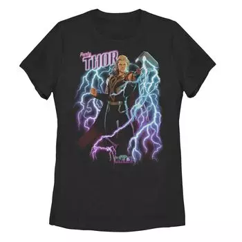 Футболка для юниоров Marvel What If Thor Lightning Strike Licensed Character