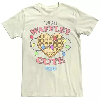 Футболка для юниоров «Очень странные дела» с надписью «You Are Waffley Cute» Licensed Character