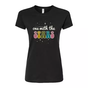 Футболка для юниоров One With The Stars с рисунком Licensed Character, черный