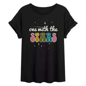 Футболка для юниоров One With The Stars с струящимся рисунком Licensed Character