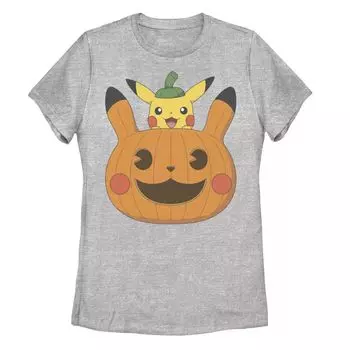 Футболка для юниоров Pokmon Big Pumpkin Pikachu Face Halloween Licensed Character