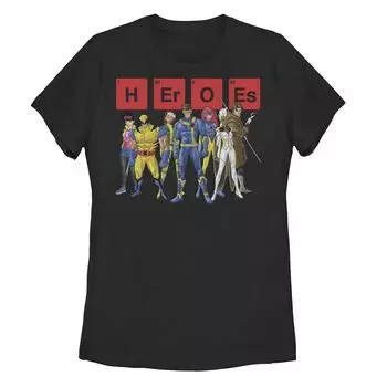Футболка для юниоров с элементами «Marvel X-Men Heroes Group Shot Elements» Marvel