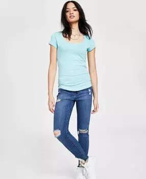 Футболка для юниоров с круглым вырезом и короткими рукавами Aveto, мульти