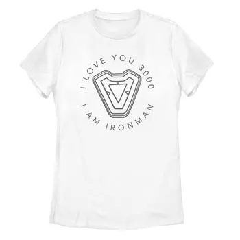 Футболка для юниоров с надписью «Marvel's Avengers Iron Man Heart Arc Reactor» Licensed Character