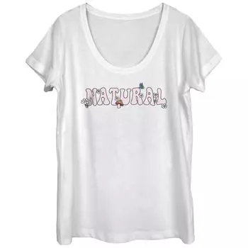 Футболка для юниоров с рисунком Natural Vintage Typography Licensed Character