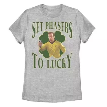 Футболка для юниоров Star Trek Next Generation Lucky St. Патрика ко Дню Святого Патрика Licensed Character