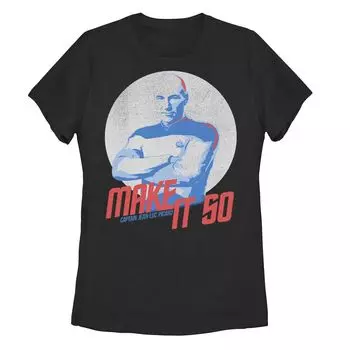 Футболка для юниоров Star Trek The Next Generation Make It So с графическим рисунком Licensed Character