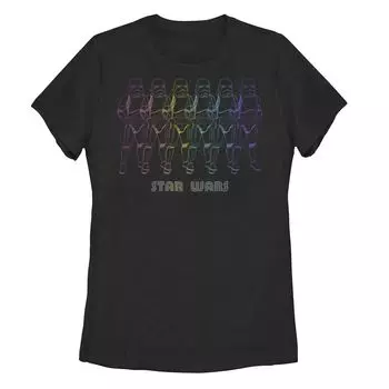 Футболка для юниоров Star Wars Pride Rainbow Stormtroopers Line Up Licensed Character