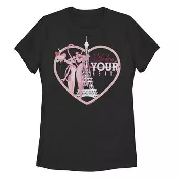 Футболка для юниоров The Pink Panther Stealing You Heart Licensed Character