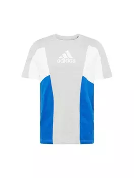 Футболка для выступлений Adidas Essentials Colourblock, серый