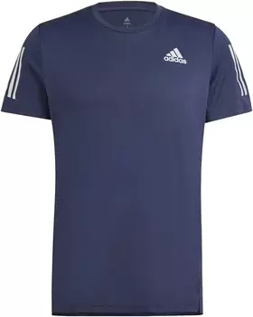 Футболка для выступлений Adidas Own The Run, темно-синий