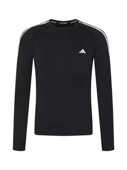 Футболка для выступлений ADIDAS PERFORMANCE Techfit 3-Stripes, черный