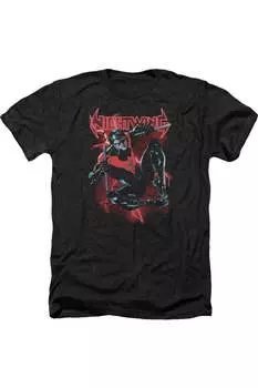 Футболка для взрослых Бэтмен Найтвинг Хизер Gildan, черный