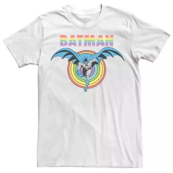 Футболка для взрослых DC Comics Pride Batman Rainbow Run Licensed Character