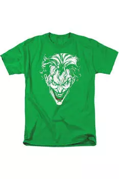 Футболка для взрослых с коротким рукавом Batman Joker Red On Green Gildan