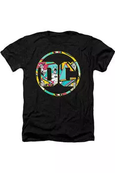 Футболка для взрослых с логотипом Batman DC Heather Gildan, черный