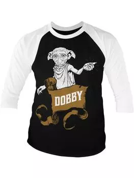 Футболка Dobby Baseball 3/4 Sleeve Tee Harry Potter, белый