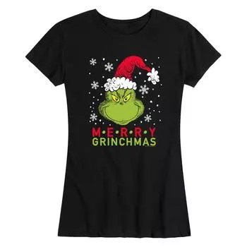 Футболка «Доктор Сьюз» для юниоров Merry Grinchmas Licensed Character
