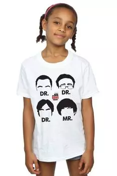 Футболка «Доктора и мистер Коттон» The Big Bang Theory, белый