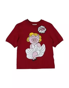 Футболка Dolce&Gabbana, бордовый
