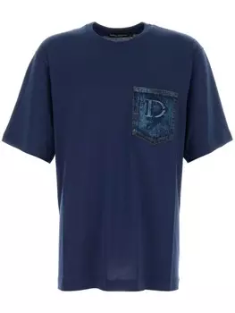 Футболка Dolce & Gabbana из хлопка, синий