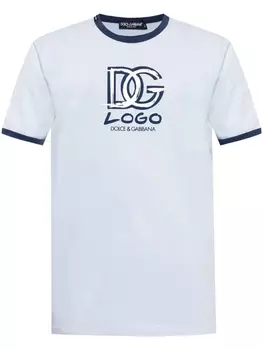 Футболка Dolce & Gabbana из хлопка, синий