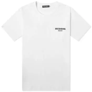Футболка Dolce & Gabbana Vibe Logo, белый