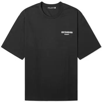 Футболка Dolce & Gabbana Vibe Logo, черный