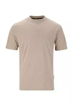 Футболка Dolomiti со стильным логотипом SOS, цвет Simply Taupe