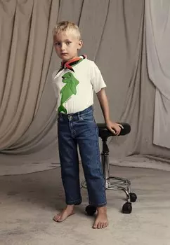 Футболка DOLPHIN TEE UNISEX Mini Rodini, зеленый