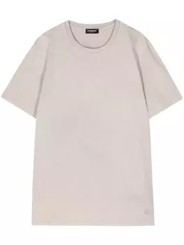 Футболка ДОНДУП из хлопкового трикотажа, окрашенного в цвет Fade, бежевый
