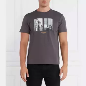 Футболка достойного стандартного кроя Pepe Jeans London, черный