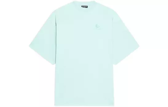 Футболка Double B Worn Out Balenciaga, мятно-зеленый