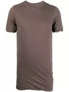 Футболка Double SS из органического хлопка Rick Owens, серый