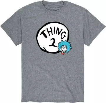 Футболка Dr. Seuss Thing Two Instant Message, серый