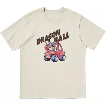 Футболка Dragon Ball X Dragon Ball Collaboration, унисекс, натуральные UNIQLO, Natural