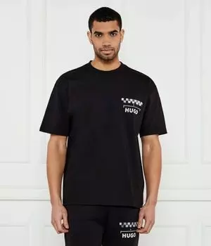 Футболка drallie Oversize fit Hugo, черный