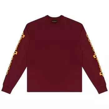 Футболка Drew House Long-Sleeve Hug Tee Burgundy, красный