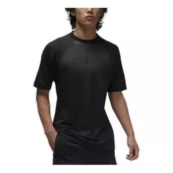 Футболка dri fit sport с коротким рукавом, размер азии Air Jordan, черный