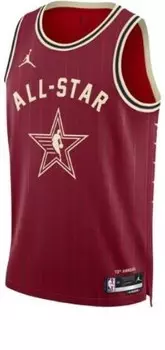 Футболка dri fit stephen curry 2024 nba all star weekend swingman джерси Air Jordan, красный
