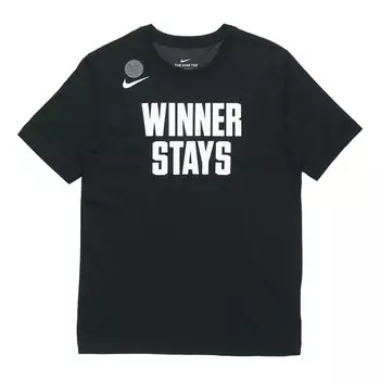 Футболка dri fit winner stays для мужчин Nike, черный