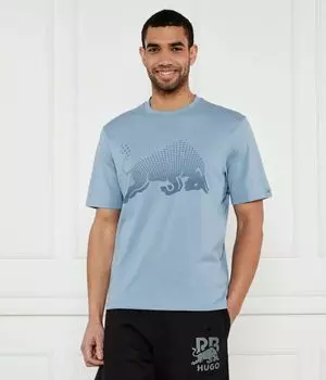 Футболка dricard_rb Relaxed fit Hugo, синий