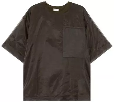 Футболка Dries Van Noten Heaton Short-Sleeve T-Shirt 'Khaki', загар