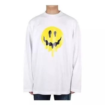 Футболка drip peace t-shirt large fit 'white' Balenciaga, белый