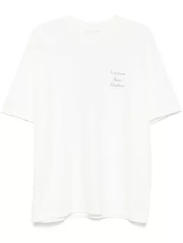 Футболка Drle De Monsieur Le Футболка с надписью «Curve», белый