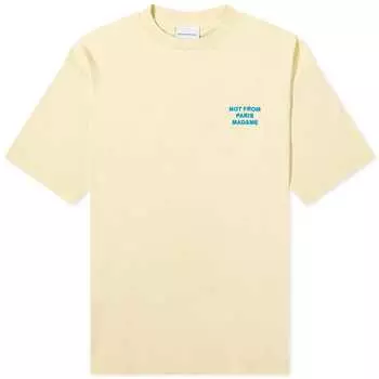 Футболка Drle De Monsieur Not From Paris Madame, цвет Straw