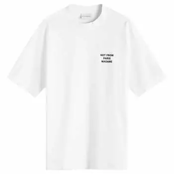 Футболка Drle De Monsieur Not From Paris Madame T-Shirt, цвет Optic White