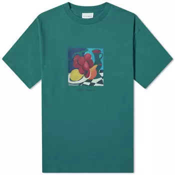Футболка Drle De Monsieur Still Life T-Shirt, цвет Forest Green