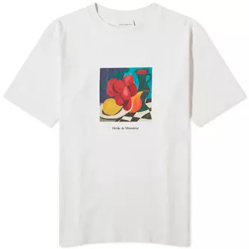 Футболка Drle De Monsieur Still Life T-Shirt, цвет Cream