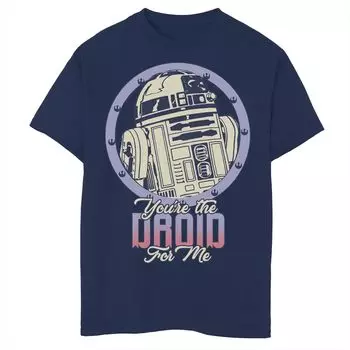 Футболка «Дроид для меня» R2-D2 «Звездные войны» для мальчиков 8–20 лет ко Дню святого Валентина Star Wars